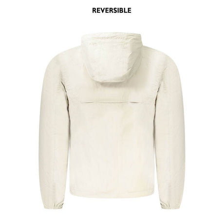 K-WAY Beige Nylon Men's Jacket - Hilstor