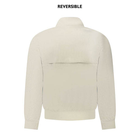 K-WAY Beige Nylon Men Jacket - Hilstor