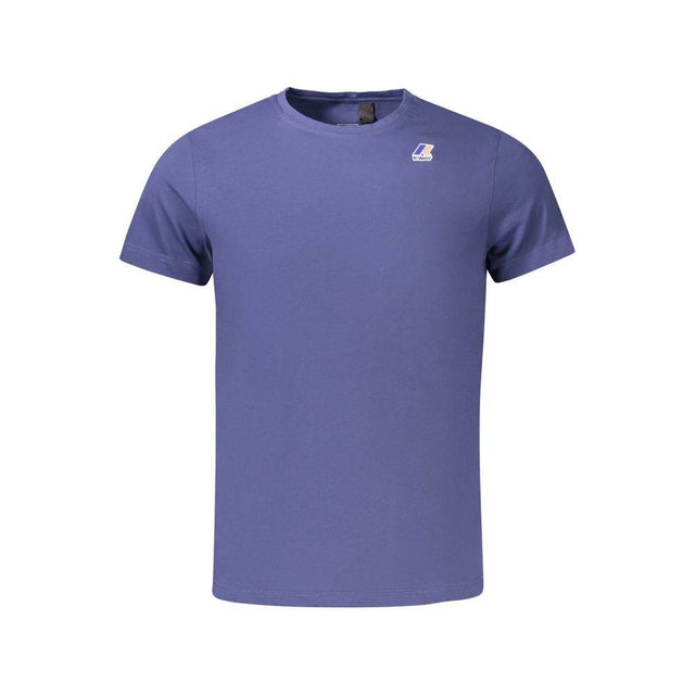 K-WAY Blue Cotton Men T-Shirt - Hilstor