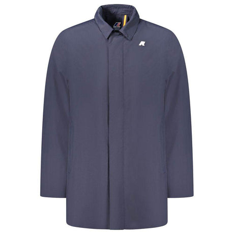 K-WAY Blue Polyamide Men Jacket - Hilstor