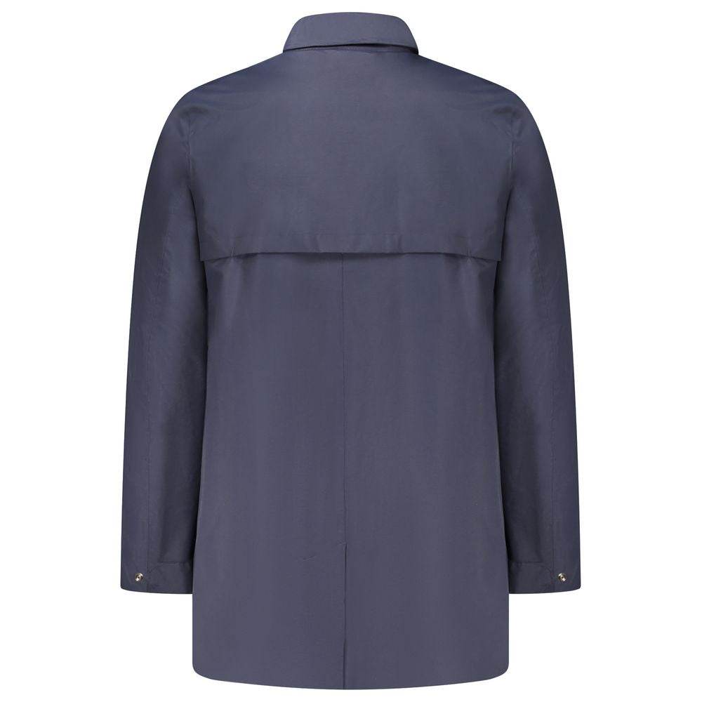 K-WAY Blue Polyamide Men Jacket - Hilstor