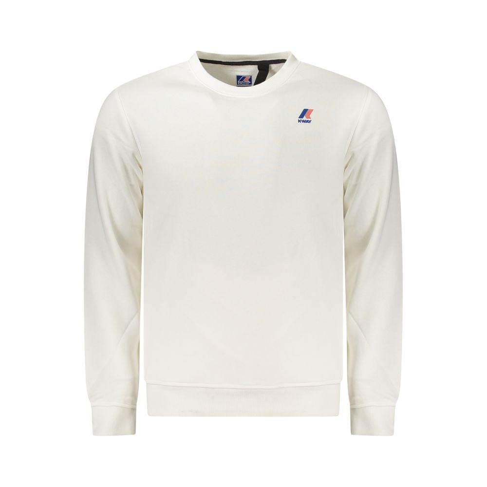 K-WAY White Cotton Men Sweater - Hilstor