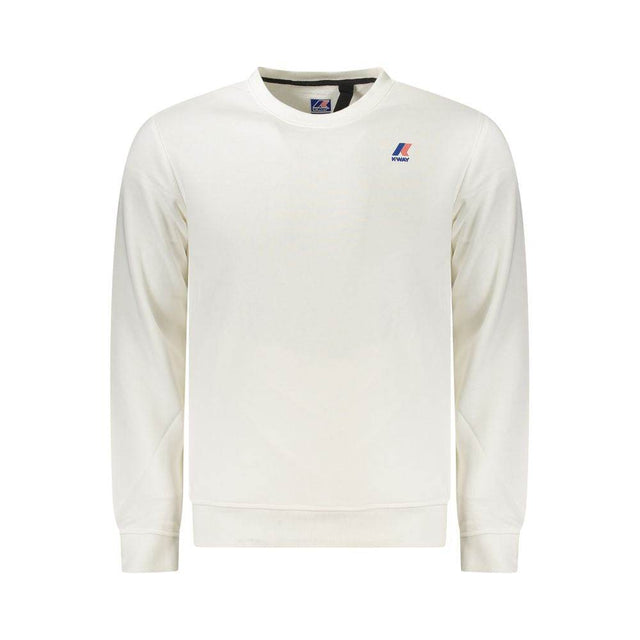 K-WAY White Cotton Men Sweater - Hilstor