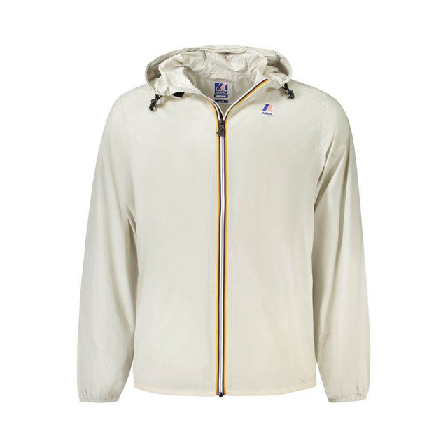 K-WAY Beige Polyamide Men's Jacket - Hilstor