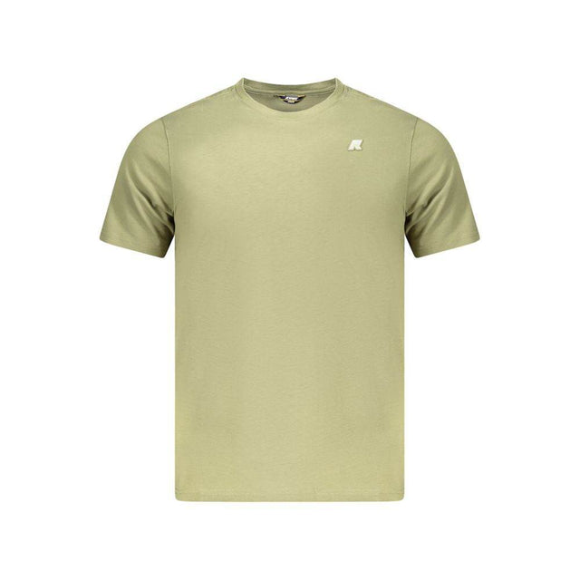 K-WAY Green Cotton Men T-Shirt - Hilstor