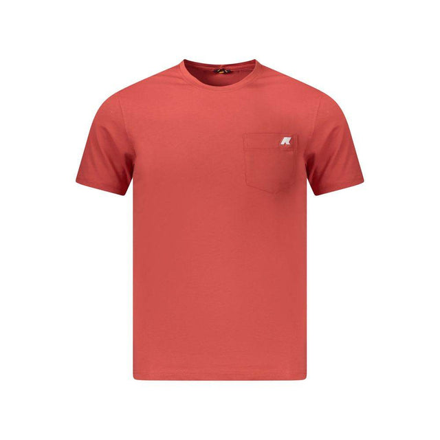 K-WAY Red Cotton Men T-Shirt - Hilstor