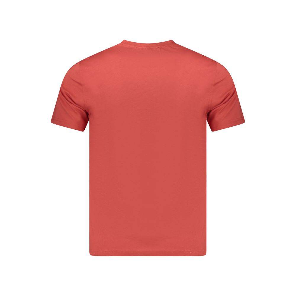 K-WAY Red Cotton Men T-Shirt - Hilstor