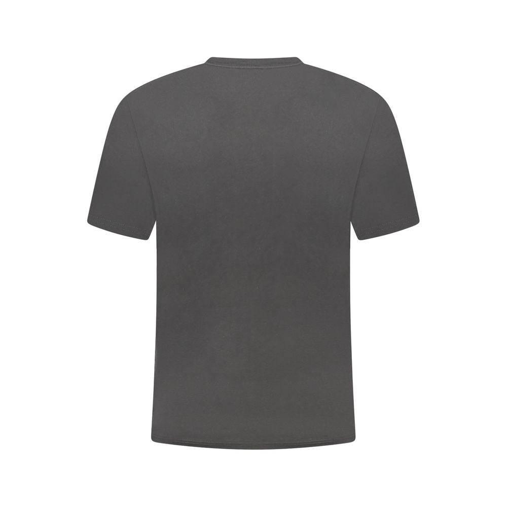 K-WAY Black Cotton Men T-Shirt - Hilstor