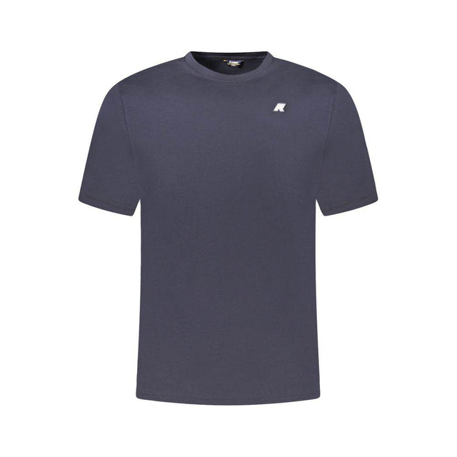 K-WAY Blue Cotton Men T-Shirt - Hilstor