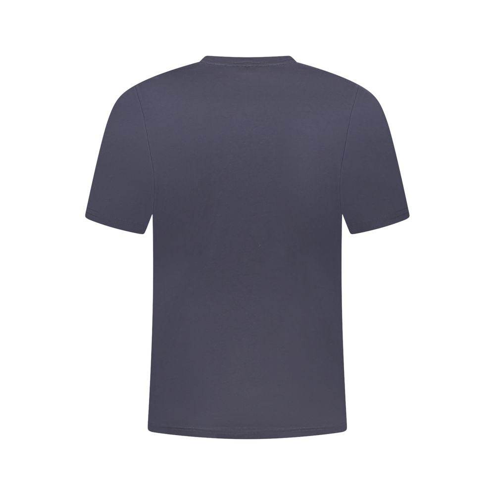 K-WAY Blue Cotton Men T-Shirt - Hilstor