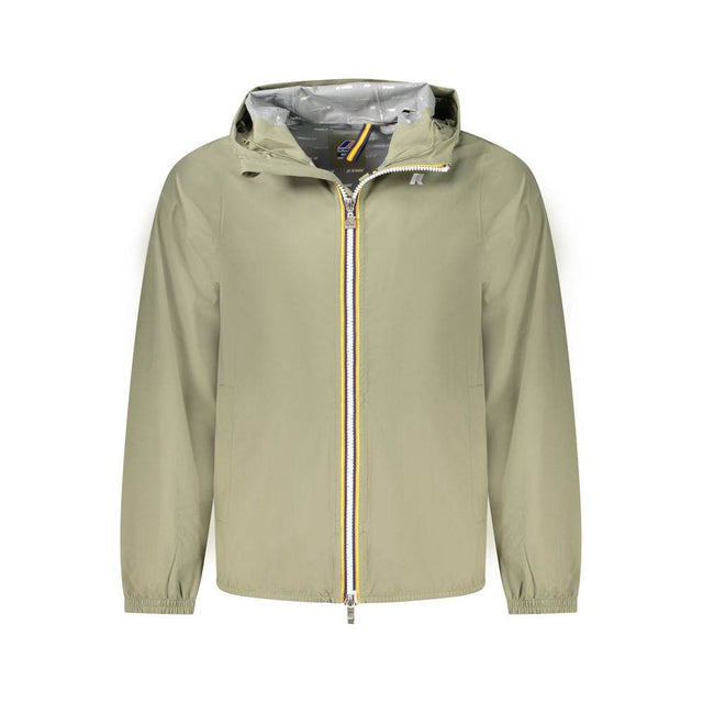 K-WAY Green Polyester Men Jacket - Hilstor