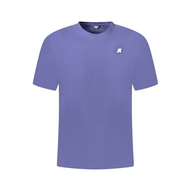 K-WAY Blue Cotton Men T-Shirt - Hilstor