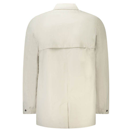 K-WAY Beige Polyamide Men Jacket - Hilstor