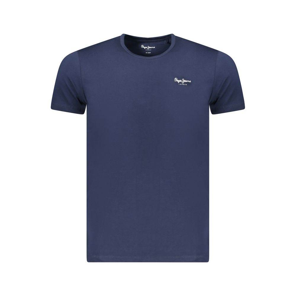 Pepe Jeans Blue Cotton Men T-Shirt - Hilstor