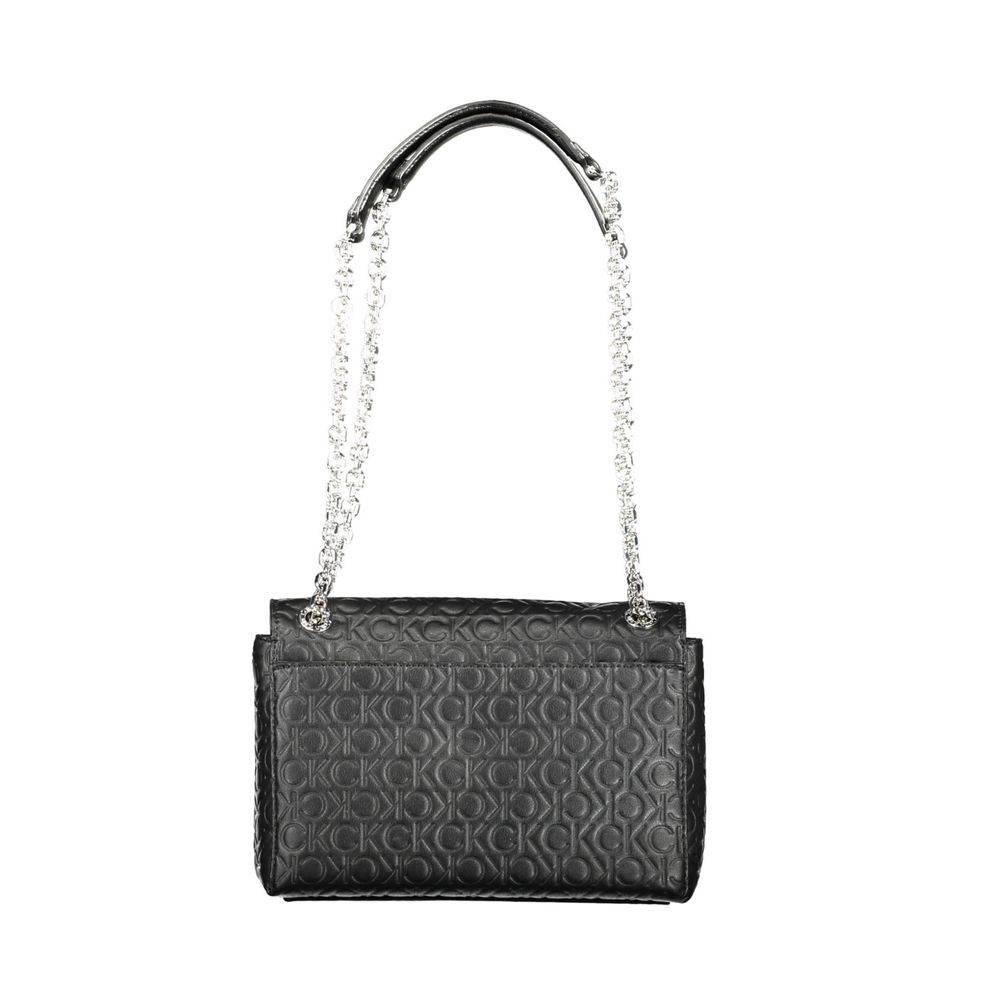 Calvin Klein Black Polyester Handbag - Hilstor