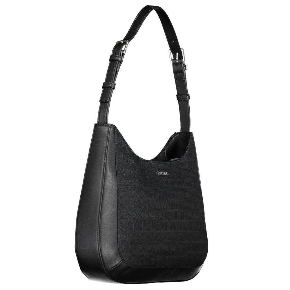 Calvin Klein Black Polyester Handbag - Hilstor
