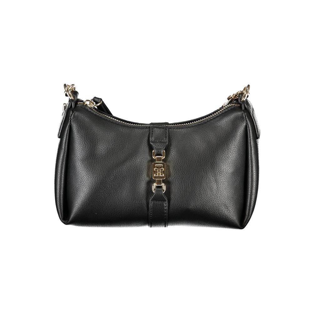 Tommy Hilfiger Black Polyester Handbag - Hilstor
