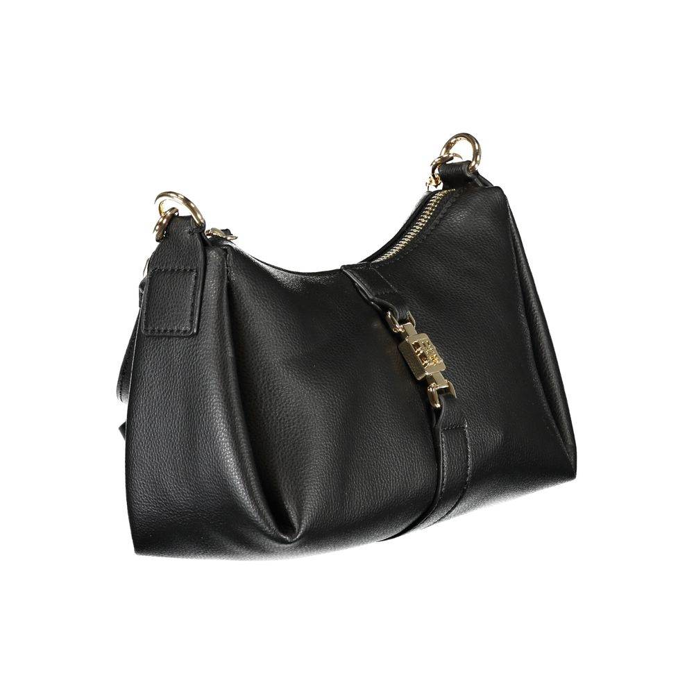 Tommy Hilfiger Black Polyester Handbag - Hilstor