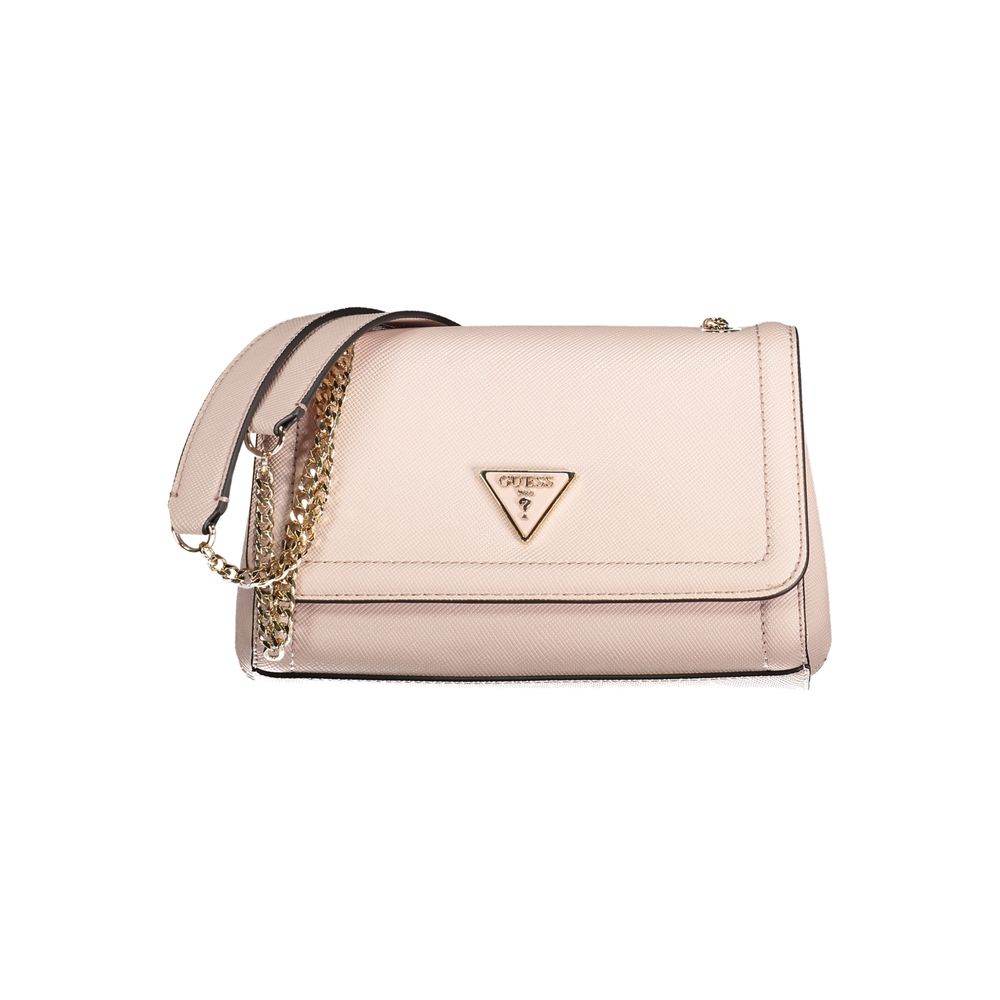 Guess Jeans Pink Polyethylene Handbag - Hilstor
