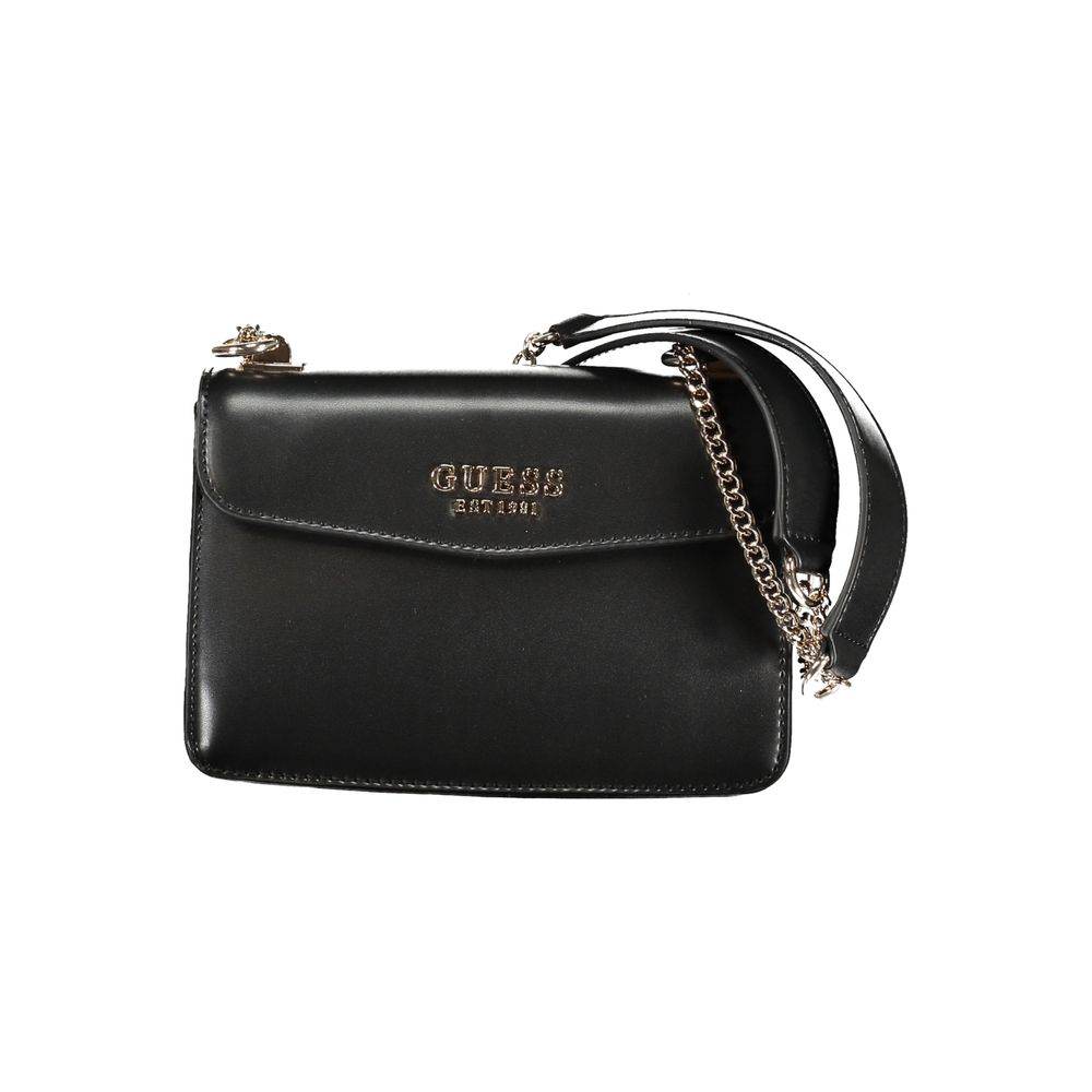 Guess Jeans Black Polyethylene Handbag - Hilstor