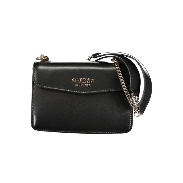 Guess Jeans Black Polyethylene Handbag - Hilstor