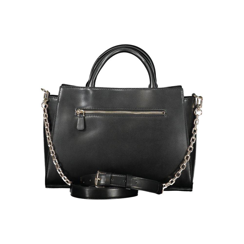 Guess Jeans Black Polyethylene Handbag - Hilstor