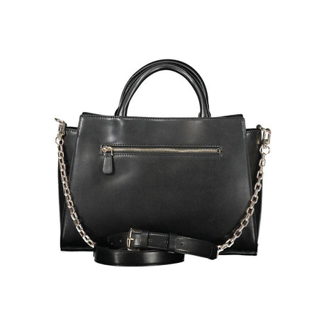 Guess Jeans Black Polyethylene Handbag - Hilstor