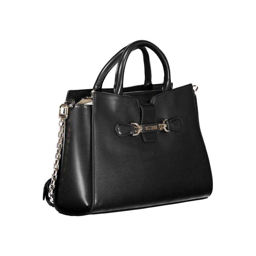 Guess Jeans Black Polyethylene Handbag - Hilstor