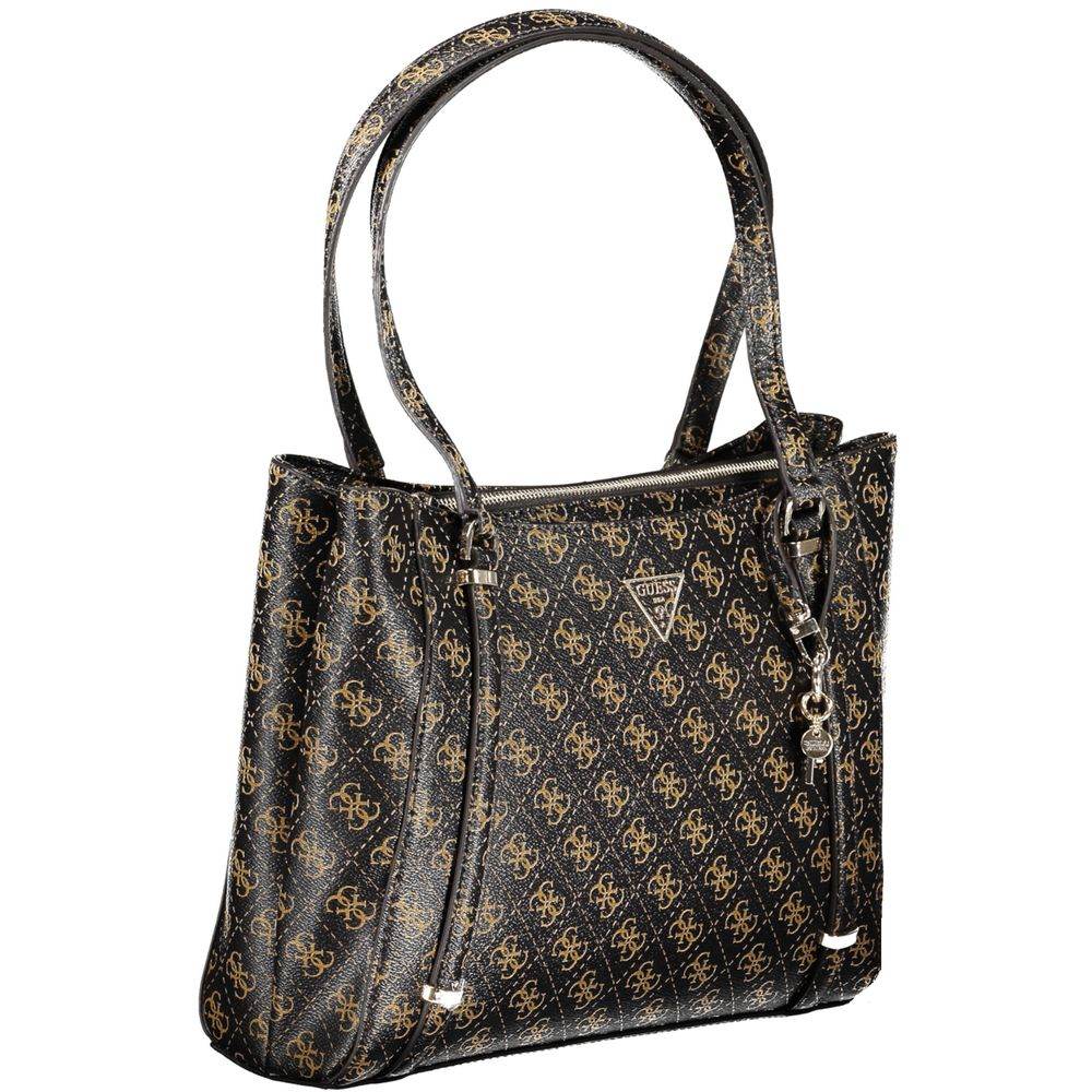 Guess Jeans Brown Polyethylene Handbag - Hilstor