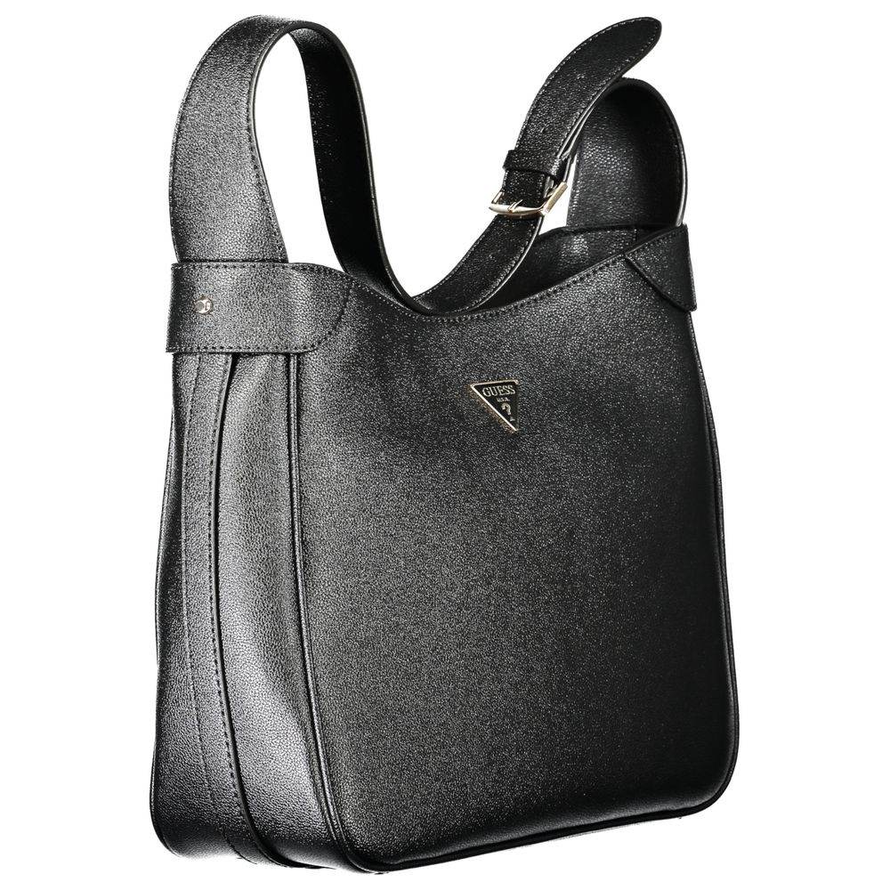 Guess Jeans Black Polyethylene Handbag - Hilstor
