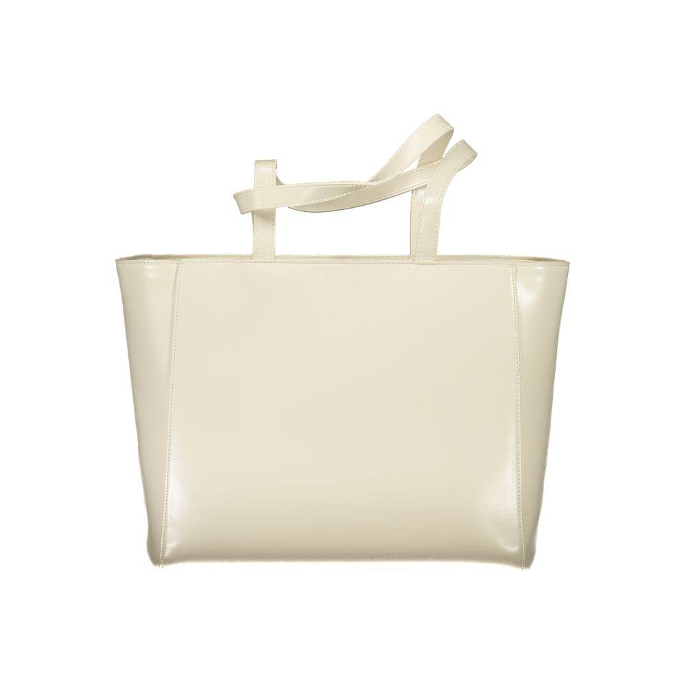 Mario Valentino Beige Polyethylene Handbag - Hilstor