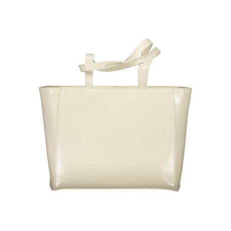 Mario Valentino Beige Polyethylene Handbag - Hilstor