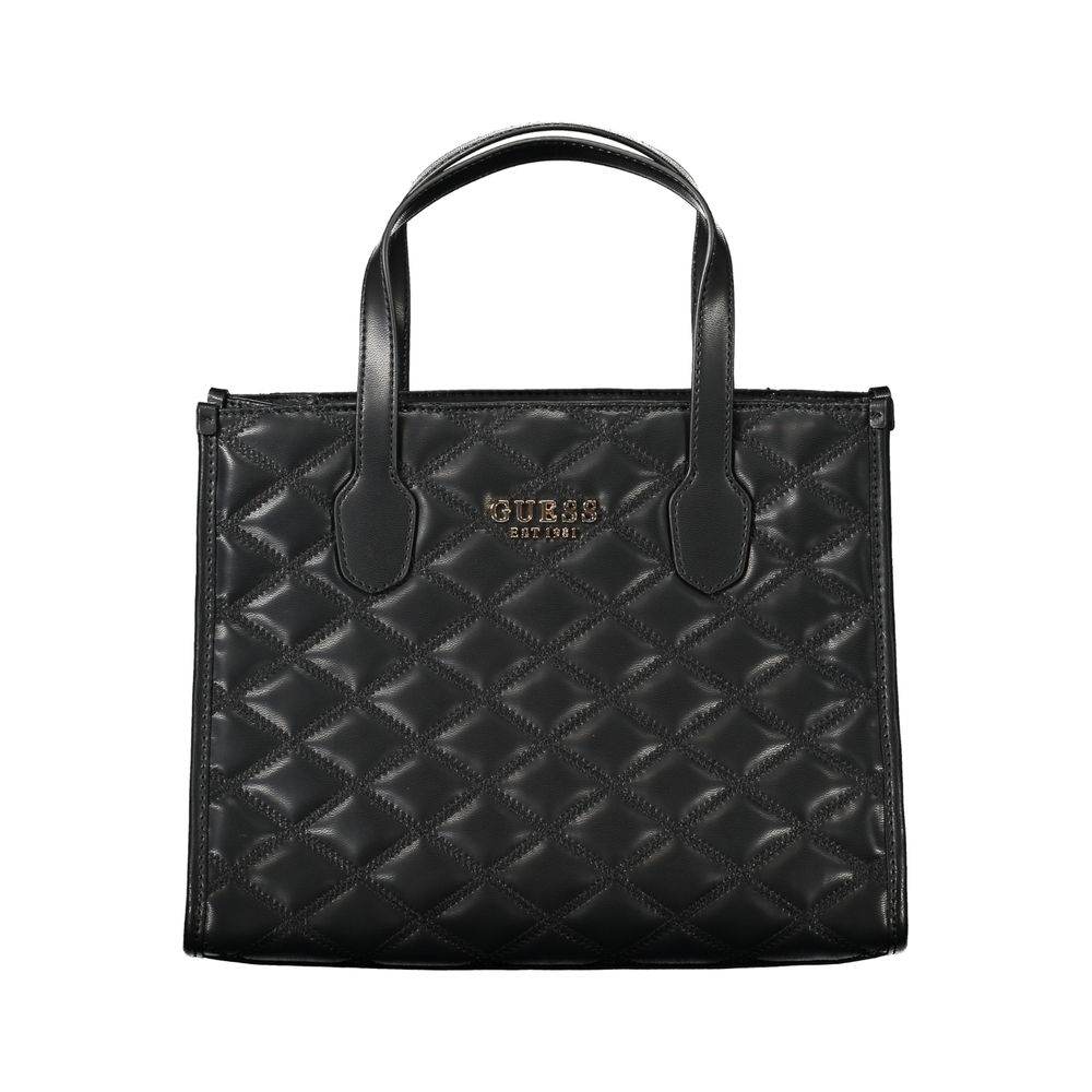 Guess Jeans Black Polyethylene Handbag - Hilstor