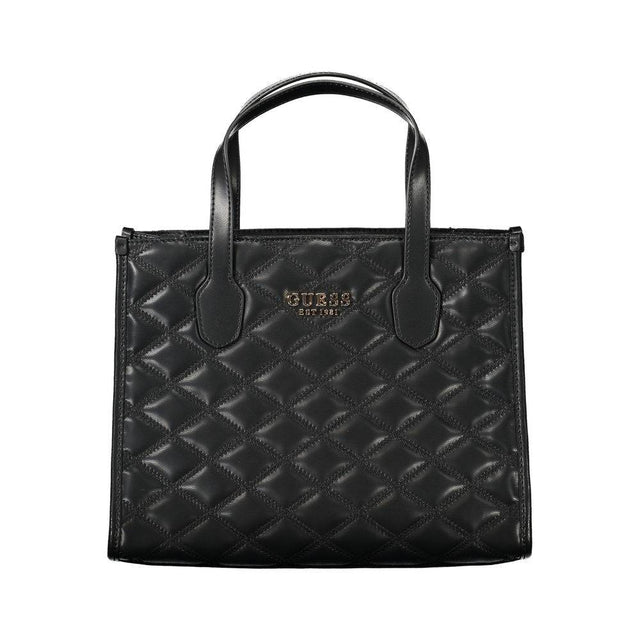 Guess Jeans Black Polyethylene Handbag - Hilstor