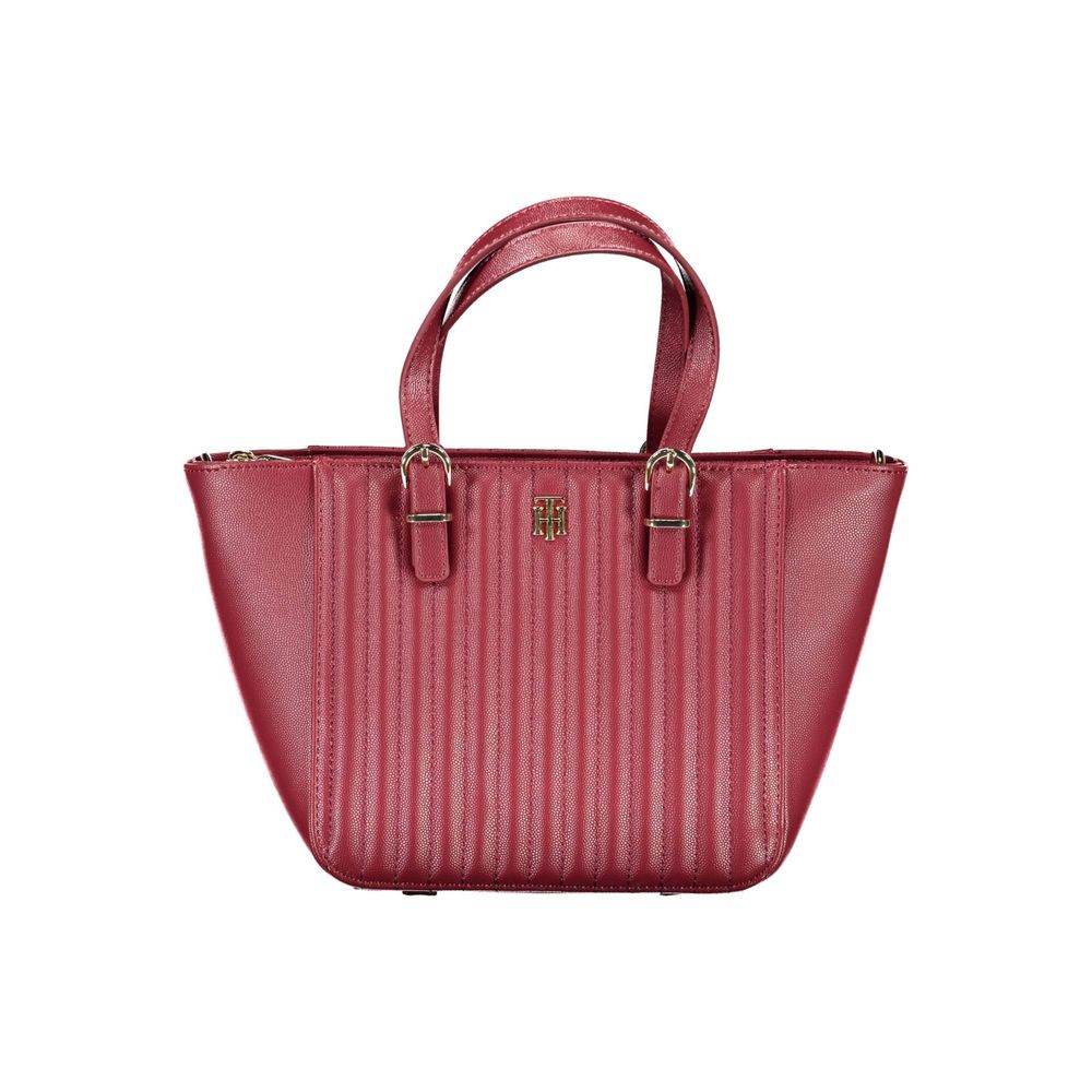 Tommy Hilfiger Red Polyethylene Handbag - Hilstor