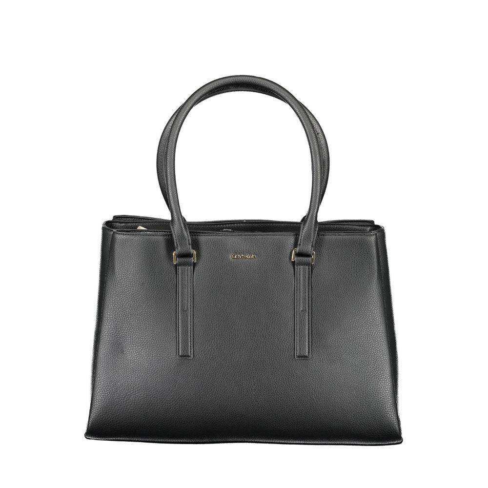 Calvin Klein Black Polyester Handbag - Hilstor
