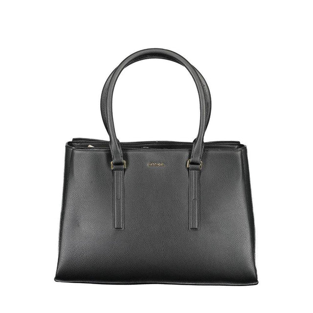 Calvin Klein Black Polyester Handbag - Hilstor
