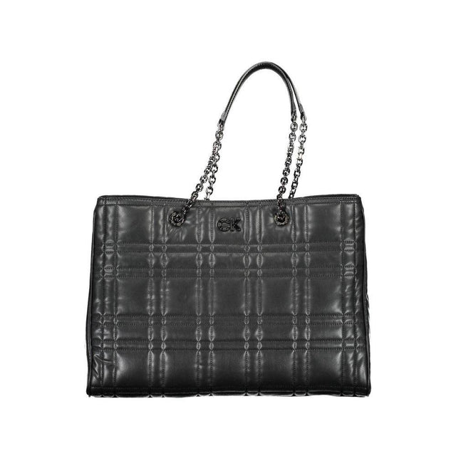Calvin Klein Black Polyester Handbag - Hilstor