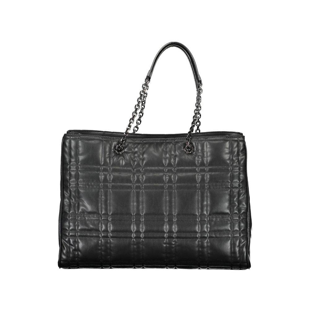 Calvin Klein Black Polyester Handbag - Hilstor