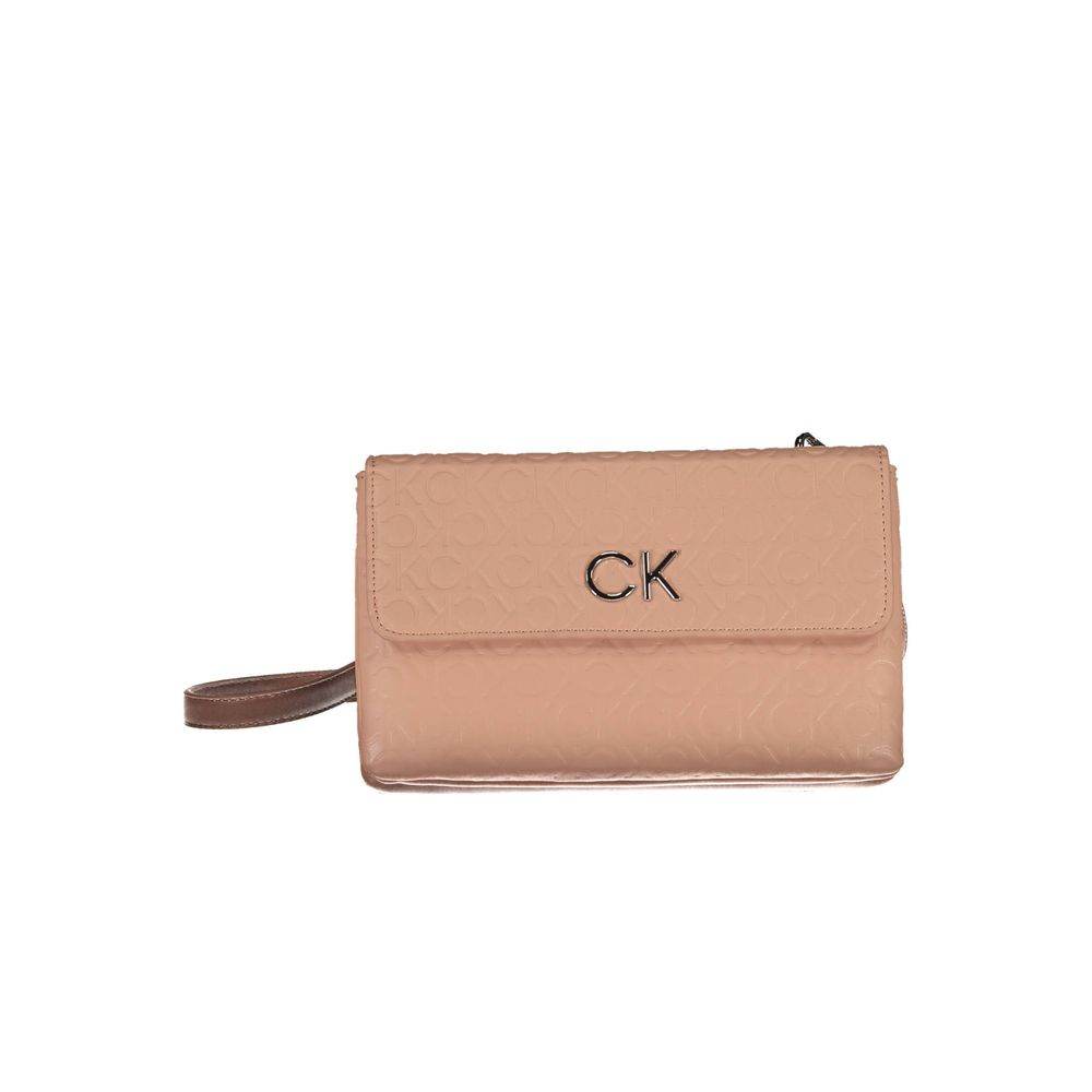 Calvin Klein Pink Polyester Handbag - Hilstor