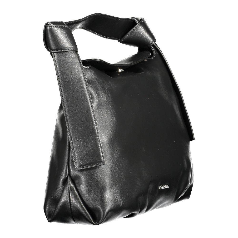 Calvin Klein Black Polyester Handbag - Hilstor