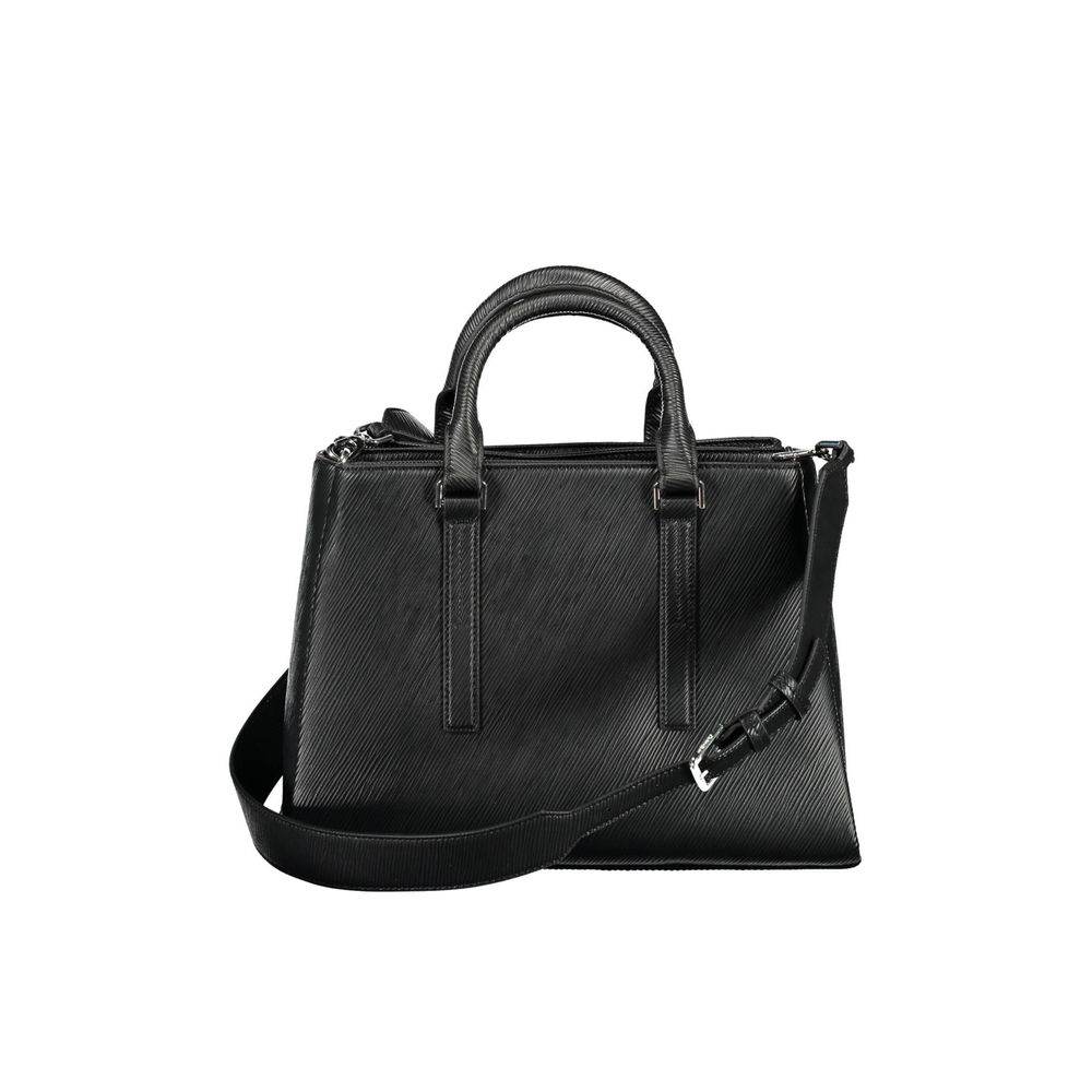 Calvin Klein Black Polyester Handbag - Hilstor