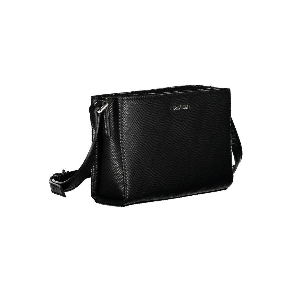 Calvin Klein Black Polyester Handbag - Hilstor