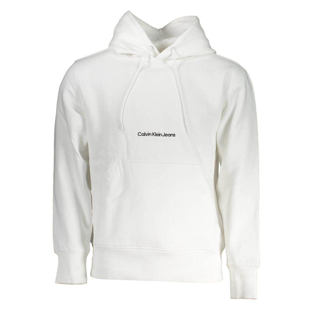 Calvin Klein White Cotton Men Sweater - Hilstor