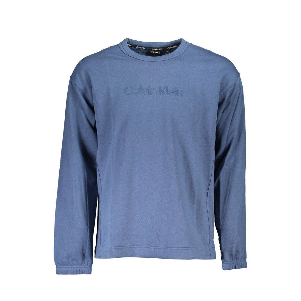 Calvin Klein Blue Cotton Men Sweater - Hilstor