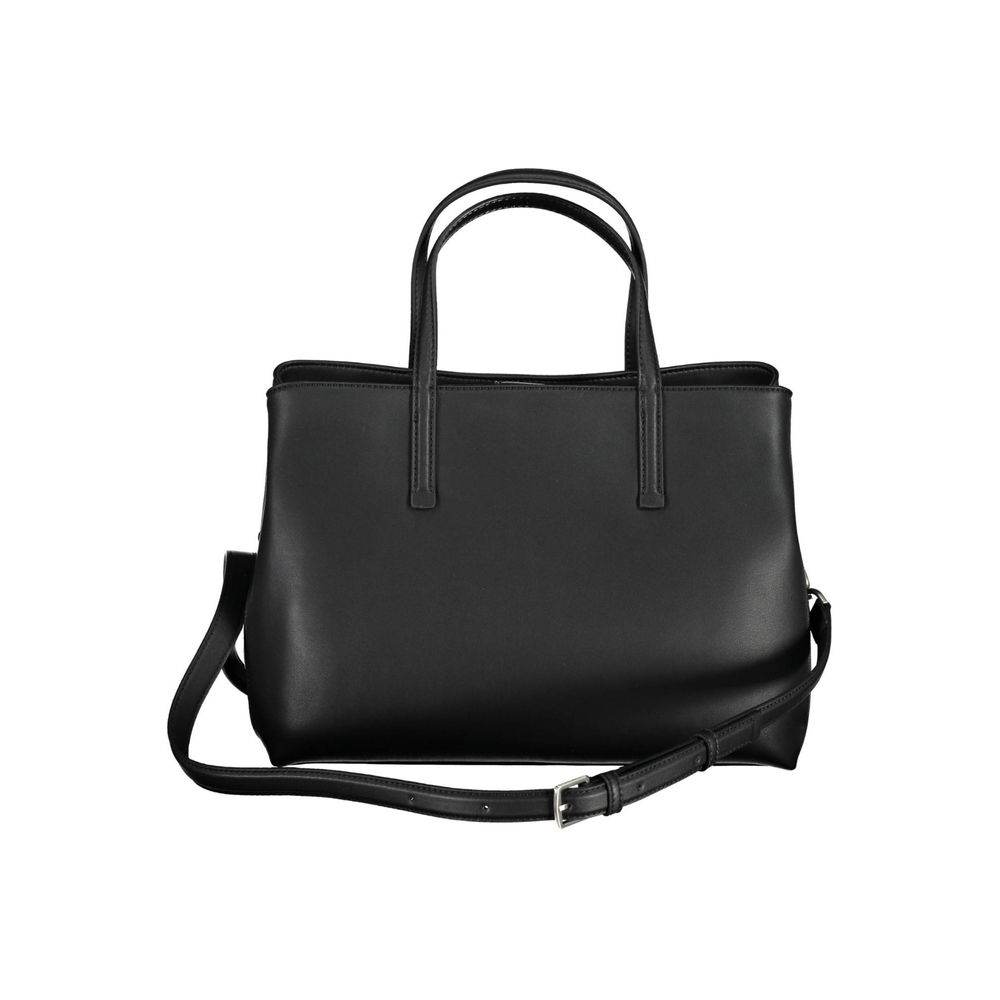 Calvin Klein Black Polyester Handbag - Hilstor
