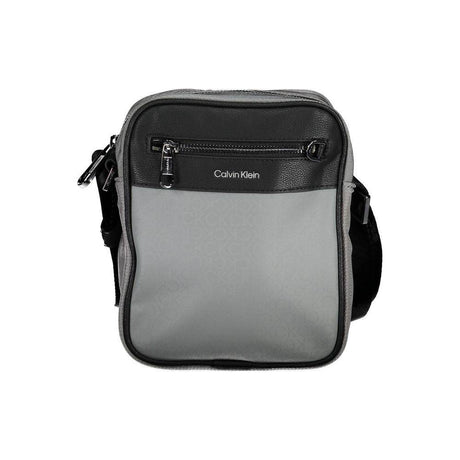 Calvin Klein Gray Polyester Shoulder Bag - Hilstor