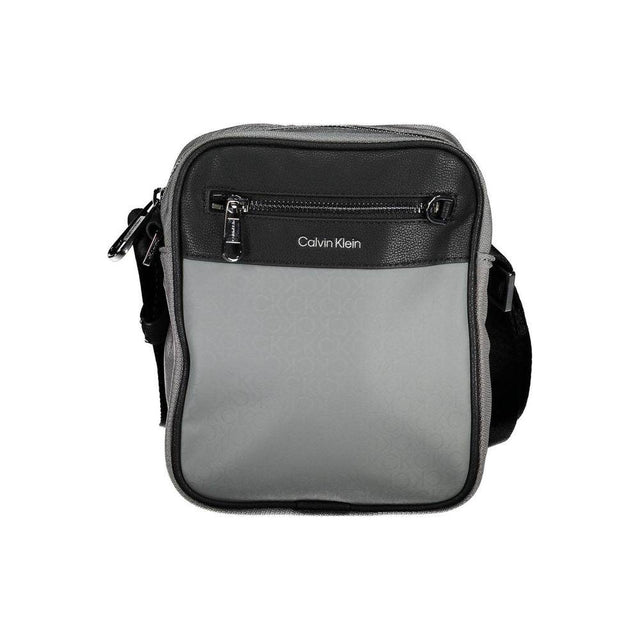 Calvin Klein Gray Polyester Shoulder Bag - Hilstor