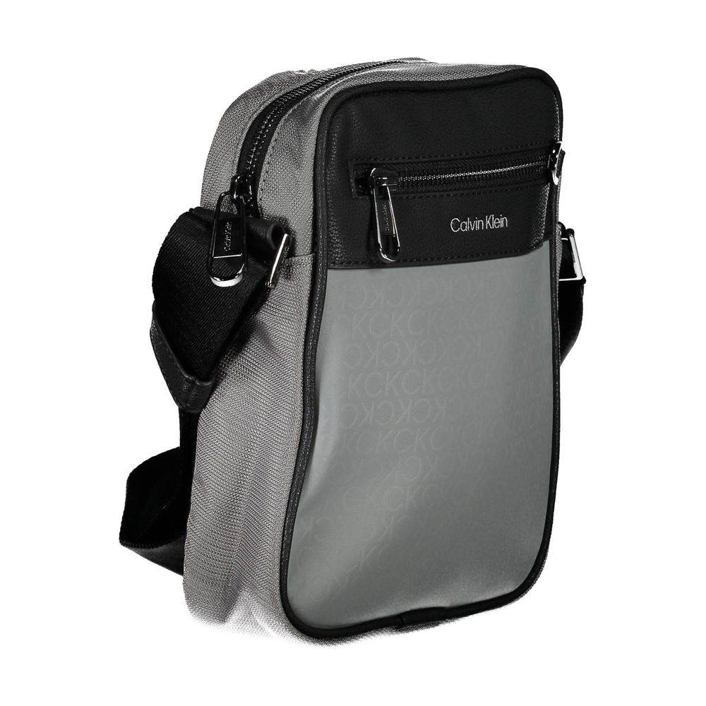 Calvin Klein Gray Polyester Shoulder Bag - Hilstor
