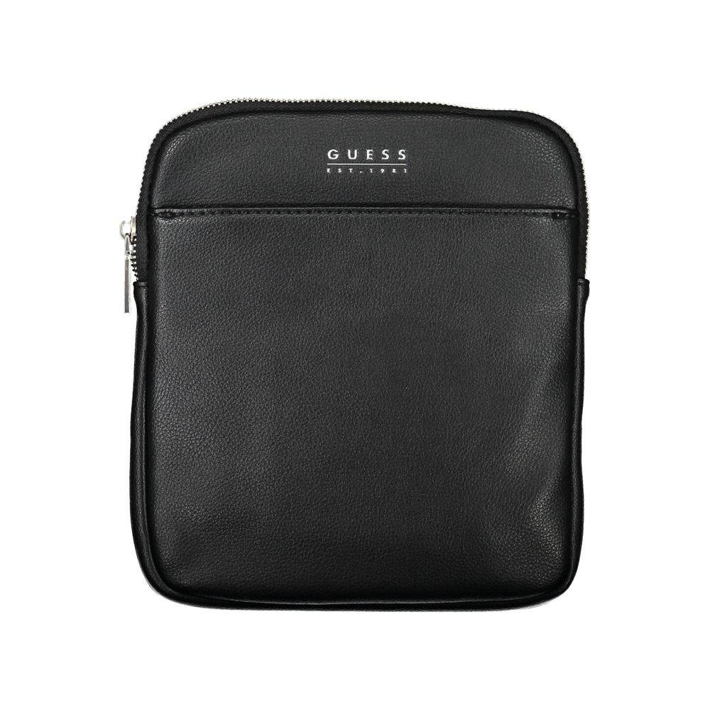 Guess Jeans Black Polyethylene Shoulder Bag - Hilstor
